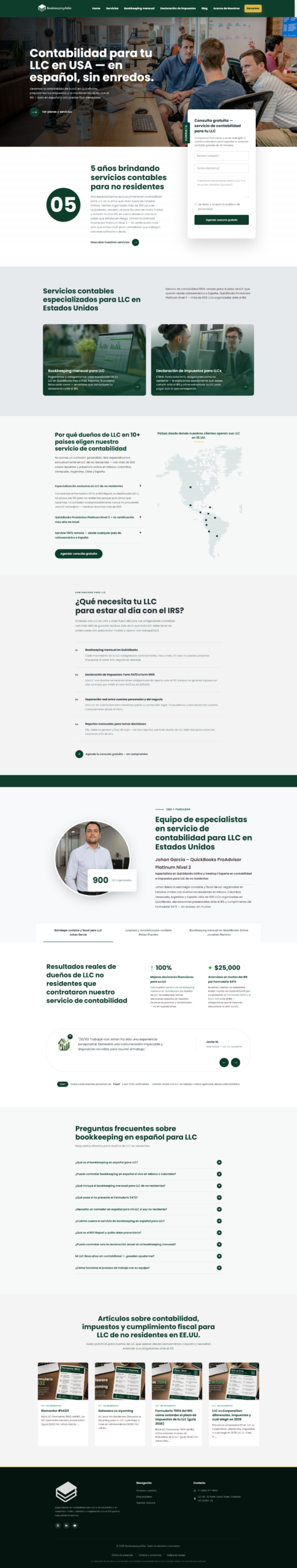 BookkeepingAldia homepage completa